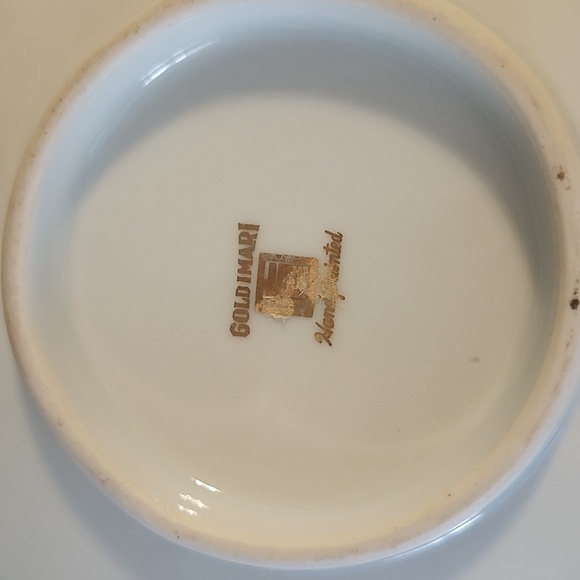 Rare vintage Gold Imari peacock dish - Picture 4 of 6